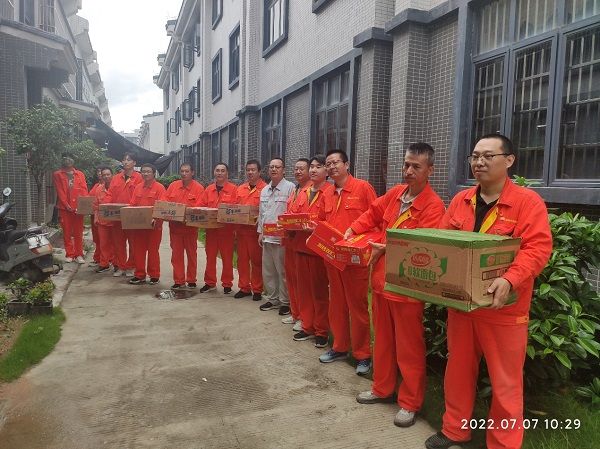 齊德輝慰問廣東石化項(xiàng)目職工